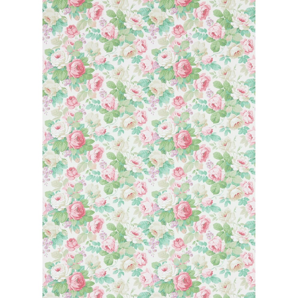 Chelsea Wallpaper 214604 by Sanderson in Pink Celadon